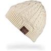 HaetFire Cappello Bluetooth Berretto Wireless Bluetooth Musica Cappello Invernali Caldo Lavorato a Maglia Cappello Sportivo da Esterno Campeggio Sci
