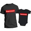 t-shirteria - Coppia Maglietta e Body intimo da giorno Neonato - Idea Regalo per Festa del Papà - T-shirt Padre e Figlio a Manica Corta, 100% Cotone, Leggera e Traspirante