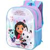TDL Zaino Gabbys Dollhouse per Bambini Zaino Premium per Ragazze Borsa da Scuola con Tracolla Regolabile Zaini da Viaggio Premium