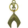 DC Comics DC Justice League Movie Aquaman Logo Pewter Key Ring Accessory