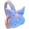 FEIFEI'S BOW Paraorecchie invernali per bambini, in pile, termici, per esterni, caldi, in peluche