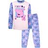 Peppa Pig Completo Pigiama Ufficiale Pig | età 3-8 | Pigiami Maniche Lunghe | 100% Cotone Costume | Articolo Ufficiale | Regalo per Ragazze -
