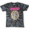 Soundgarden T Shirt Badmotorfinger Band Logo Nuovo Ufficiale Unisex Blu Dye Wash