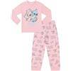 Disney Pigiama da bambina Lilo e Stitch a punto lungo e angelo, rosa