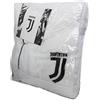 JUVE NUOVO LOGO ACCAPPATOIO CON CAPPUCCIO UFFICIALE FC JUVENTUS ANNI 6 8 10 12 14 BIANCO NERO 100% MICRO SPUGNA PURO COTONE BIMBO BAMBINO (ANNI 12 / 14)