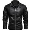 Kobilee Giacca in Pelle Uomo Biker Regular Fit Vintage Giacca in Pelle Giubbotto Invernale Motociclista Marrone Leggera Giacca Invernale Aviatore Bomber Giacca Moto Elegante 4 Stagioni Giubbino Giubbotto Moto