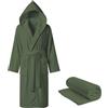 BIANCHERIAWEB Accappatoio Con Cappuccio Tinta Unita, 100% Cotone, Asciugatura Rapida, Uomo Donna Unisex, In Spugna con Tasche e Cintura, Morbido Assorbente Resistente e Lavabile in Lavatrice