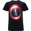 Marvel T-Shirt Capitan America Originale Avengers Scudo (XL Adulto)