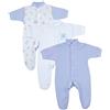 BabyPrem Bebè Prematuro Pacco da 3 Tutine Pigiama per Ragazzi Abbigliamento