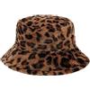 Mimfutu Inverno Peloso Cappello da Pescatore Soffice Bucket Hat per Donna Uomo