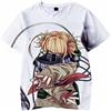 Xinchangda My Hero Academia MHA T-Shirt Unisex Anime Toga Himiko Asui Tsuyu Midoriya Izuku T-Shirt Estate Casual Sciolto Girocollo Manica Corta Top