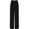 SXME MIGHT SAY Pantaloni a gamba larga da donna dei migliori pantaloni palazzo del Regno Unito, pantaloni larghi in crêpe perfetti per l'ufficio o la notte fuori jersey elasticizzato a vita alta Smart