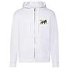 Urban Backwoods Lion of Judah IV Felpa da Uomo con Cappuccio Zip Hoodie Zipper