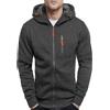 Sobzia Felpa Uomo con Zip Cerniera Tasche sul Davanti Comode Manica Lunga Giacca Leggera Casual Felpe Sportive con Cappuccio Hoodie S-4XL