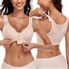 DotVol Reggiseno da Donna con Chiusura Frontale Senza Ferretti Effetto Push-up correggere la Postura Stile Bralette Taglie Forti per l'uso Quotidiano Lo Sport Dopo Un Intervento Chirurgico