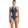 ARENA W One BIGLOGO One Piece, Color 899-WATER-PURPLE, Size 30 899 - Water - Purple 30