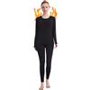Fomolom Biancheria intima termica per le donne Long Johns Womens pigiama set solido ultra morbido manica lunga strato di base regali con scatola