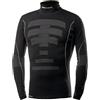 BIOTEX Lupetto Warm Effect per Ciclismo e Running, Intimo Tecnico Sportivo, Maglia Termica a Manica Lunga a Collo Alto, Nero