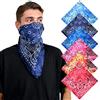 Basic Sense Tie Dye Paisley Bandana, 100% Cotone Bandana Biker Novità Copricapo Sciarpa Fazzoletto Cowboy