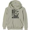Jimi Hendrix Felpa con Cappuccio Let Me Live Logo Nuovo Ufficiale Unisex Sand