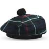 YAS Designer YAS Cappello scozzese Tam o' Shanter Tammy Jimmy cappello piatto in molti tartan