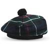 BELGLY Cappello scozzese Tam o' Shanter acrilico Tammy Jimmy cappello piatto in molti tartan