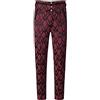 Generic Pantaloni medievali da uomo, stile vintage, gotico, aristocratico, ricamato, broccato, steampunk, vittoriano, Halloween, cosplay, pantaloni dritti, aderenti, da marinaio