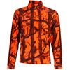fratelliditalia.org Fratelliditalia Maglia Maglione Pile Arancio Caccia Cinghiale Foresta Zip Bosco Neve Felpa Uomo