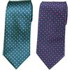 Towergem Cravatta da uomo extra lunga in microfibra in tessuto jacquard a righe XL 160 cm