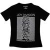 Rock Off officially licensed products Joy Division Unknown Pleasures Fp Da Donna Skinny Fit T Shirt Size M