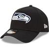 New Era NFL Berretti Football Americano Cappello Cappellino da Baseball Visiera Curva Regolabile 9Forty A-Frame Nero