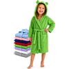 Twinzen Accappatoio Bambina Bambino Spugna 100% Cotone | 100% Cotone · Certificato OEKO-TEX · Cappuccio Avvolgente · Cintura Cucita · Lavabile in Lavatrice