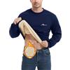 ORANDESIGNE Felpa in Pile Invernale Uomo Felpa Termica Senza Cappuccio Maglia Collo Rotondo Pullover Caldo Casual