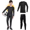 Giyim Maglia a maniche lunghe e leggings per bambini, foderata in pile, con fodera in pile, biancheria intima termica per ciclismo, sci e corsa