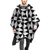 XOMART Mantello da Uomo Scialle Pullover Mantello Cappotto di Lana Trench da Marea Mantello Cappotto di Lana Felpa