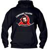 Social Crazy Felpa Uomo con Cappuccio Basic Top qualità Top vestibilità - ragionier ugo Compagno Folagra è a Monte Che dobbiamo Distruggere - Citazioni Film- Divertente Humor Made in Italy (L, Nero)