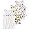 HahaNice Canottiera da ragazzo per bambini senza maniche in cotone 12M-6Y