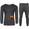 VEARZ® Men Thermals Underwear Long Johns Trouser Winter Baselayer Bottoms Warm Vest T-Shirt Top Full Set Body Warmer for Mens Plus Size S-2XL
