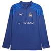 PUMA Maglia da Training Calcio con Zip Corta Olympique de Marseille XL Clyde Royal Team Sun Glitter Blue Gold
