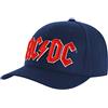 AC/DC Officially Licensed Hat cap AC/DC Logo Navy Blue Cappello con Ricamo