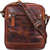 STILORD "Pepe" Borsa uomo piccola in pelle Borsello a tracolla vintage in vera pelle Borsellino Borsa con cerniera Borsetta Colore:espresso - marrone