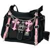 HACODAN Y2K Borsa a tracolla Grunge Preppy Crossbody Punk Estetica Harajuku Goth Gothic Catena Messenger Bag