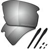 SAUCER Lenti di ricambio premium e kit di gomma per occhiali da sole Oakley Flak 2.0 XL OO9188