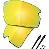 SAUCER Lenti di ricambio premium e kit di gomma per occhiali da sole Oakley Flak 2.0 OO9295