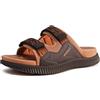 KuaiLu Sandali Sportivi Uomo Comode Camminata Ortopediche Fascite Plantare Memory Foam Ciabatte Estive Leggero Regolabile Antiscivolo Plateau Sandalo