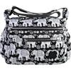 GFM® Borsa a spalla da donna in nylon a tracolla (NCB-2)