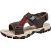 Generisch Sandali da uomo, estivi, da trekking, ortopedici, per attività all'aperto, in pelle, da spiaggia, da trekking, con punta aperta, per escursioni, casual, per sport