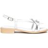 Nero Giardini Sandali Bassi Donna Estate E615901D 707 in Pelle Bianco (38)