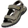 FitVille Sandali Sportivi Uomo Larghi Sandali Outdoor con Chiusura a Strappo Antiscivolo Leggeri Scarpe da Trekking Traspiranti per L'Estate