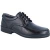 LUISETTI 26851 Scarpe Uomo Stringate in Vera Pelle Nero
